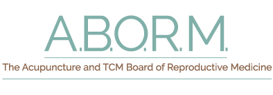 ABORM logo Acupuncture and TCM Board of Reproductive Medicine